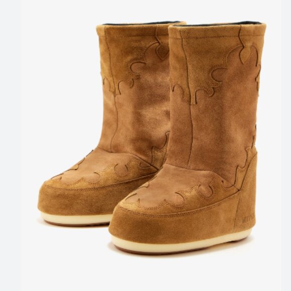 new Moon Boot Stars Light Low Snow Boots Moon Boot Stars Print Boots 14M7 - Picture 7 of 9